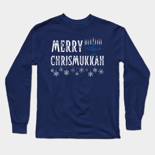 Merry Chrismukkah Hanukkah Jewish Chanukah Christmas Long Sleeve T-Shirt